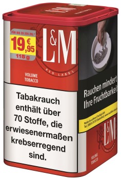 L&M Volume Red Dose Zigarettentabak 70gr